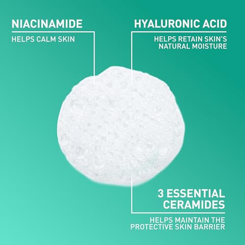 CeraVe Foaming Facial Cleanser, Face Wash for Oily Skin, 8fl oz