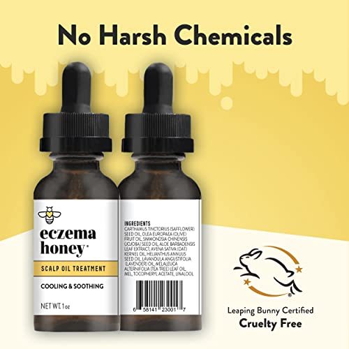 ECZEMA HONEY Soothing Scalp Oil, Daily Itchy Scalp Relief Serum (1 Oz)