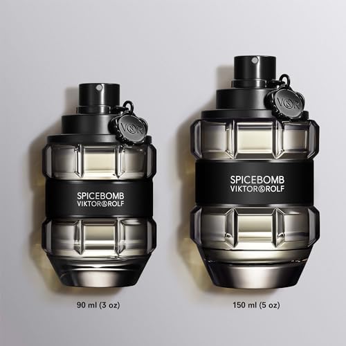 Viktor&Rolf Spicebomb Eau de Toilette Gourmand Cologne for Men - 3.04 Fl Oz