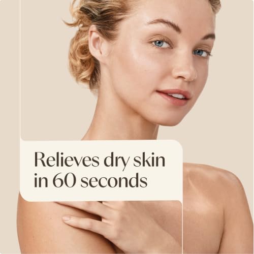 Aveeno Skin Relief Moisturizing Body Lotion Heals Very Dry, Sensitive Skin, Fast Absorbing Lotion with Soothing Triple Oat & Shea Butter Formula, Fragrance Free Lotion, Non-Comedogenic, 18 Fl Oz
