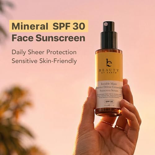 Facial Sunscreen Serum SPF 30 - Broad Spectrum Face Sunblock for Women