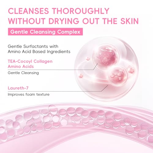 QUIYUM Sakura Collagen Skincare Set - 8-Piece Glass Skin Routine for Women