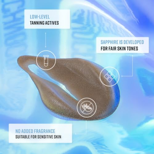 Bondi Sands Technocolor 1 Hour Express Tanning Foam, Sapphire, 6.76 Fl Oz