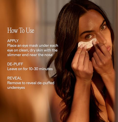 + Lux Unfiltered - Iced Latte Cooling Under Eye Patches - Eye Masks