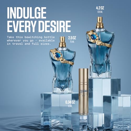 Jean Paul Gaultier Le Beau Narcisse Eau de Parfum for Men - Long Lasting Amber Musk Men's Cologne with Bergamot, Musk & Tonka Bean - Designer Fragrance Spray, 2.5 oz