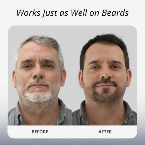 Polar Hair Dye Shampoo | Jet Black Hair Dye Color Shampoo for Gray Hair