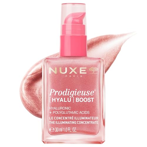 NUXE Hyalu Boost Glow Face Serum, Hyaluronic Acid & Peptides, 1 Fl Oz