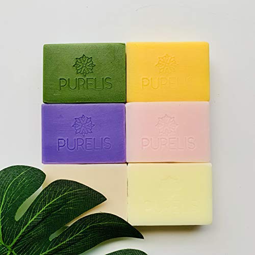 Handmade Soap Bar Gift Set. 6 Artisan Aromatherapy Soaps for Men and Women Bath Gift Set. Hand and Body Soap Bars for Women Men and Kids. Natural Specialty Soap for Sensitive Skin