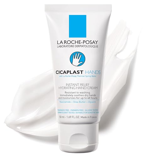 La Roche-Posay Cicaplast Hand Cream with Shea Butter for Dry Hands, 1.69oz