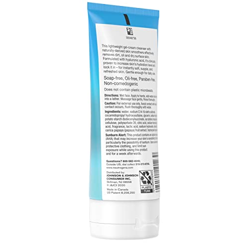 Neutrogena Hydro Boost Exfoliating Facial Cleanser Scrub, 5 oz, 3 Pack