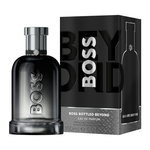 Hugo Boss Bottled Beyond Eau de Parfum – Woody Cologne for Men – With Notes of Ginger & Leather – Long-Lasting Fragrance – 5oz