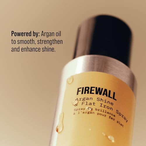AG Care Firewall Argan Shine & Flat Iron Spray Heat Protectant and Maximum Shine Spray, 5 Oz
