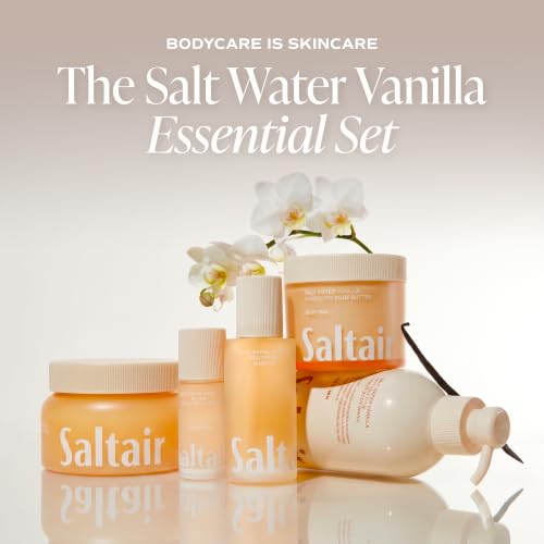 Saltair Vitamin C Oil-Infused Body Scrub | Salt Water Vanilla, 18.5 oz
