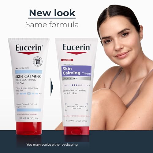 Eucerin Skin Calming Cream with Natural Oatmeal and Glycerin, 14 OZ