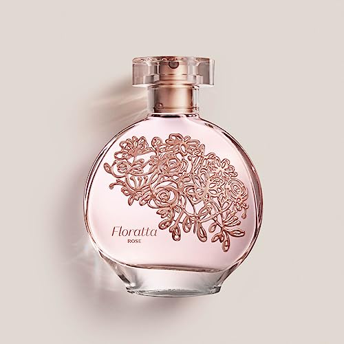 O Boticário Floratta Rose Eau de Toilette - Classic Floral Fragrance for Women - Fresh Gardenia & Romantic Rose - Long Lasting Everyday Womens Perfume - Cruelty-Free & Vegan - 2.5 oz (75 ml)