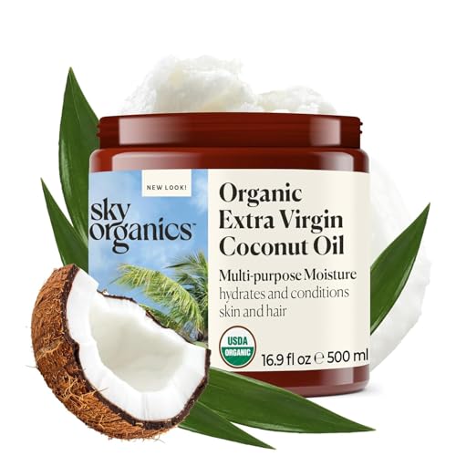Sky Organics Extra Virgin Organic Coconut Oil 16.9 fl oz, Multi-purpose