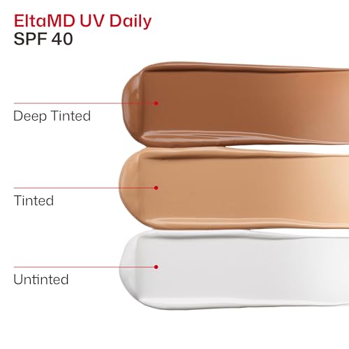 EltaMD UV Daily Untinted Face Sunscreen Moisturizer, SPF 40, 1.7 oz 2-Pack