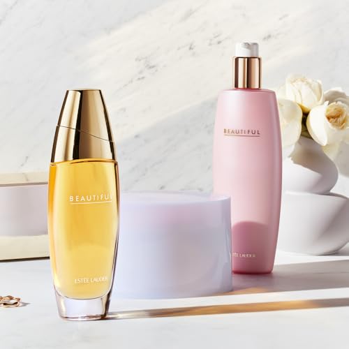 Estée Lauder Beautiful Eau de Parfum Spray with Notes of Rose, Lily, Tuberose & Orange Flower | Floral Perfume for Women | Perfumes for Women, 1.0 Fl Oz