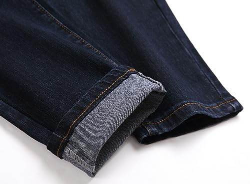JUNBAOSS Men's Ripped Skinny Blue Jeans, Size 30