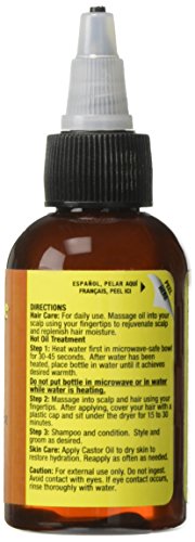 Jamaican Mango & Lime Black Castor Oil Original – Strength & Shine – Lightweight Hair & Scalp Oil for Locs, Braids, Twists & Natural Hair – (2 fl oz, Pack of 1)