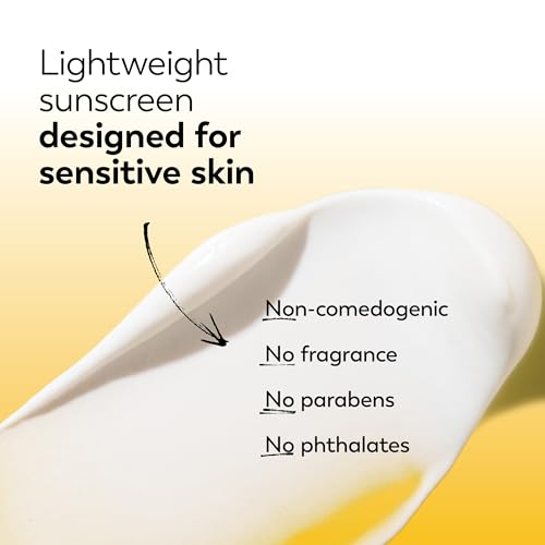 Olay Complete+ Face Moisturizer with Sunscreen SPF 40, For Sensitive Skin, Broad Spectrum Sun Protection, Fragrence-Free - No White Cast on All Tones, Nourishes Moisture Barrier - Ceramides, 6 Oz