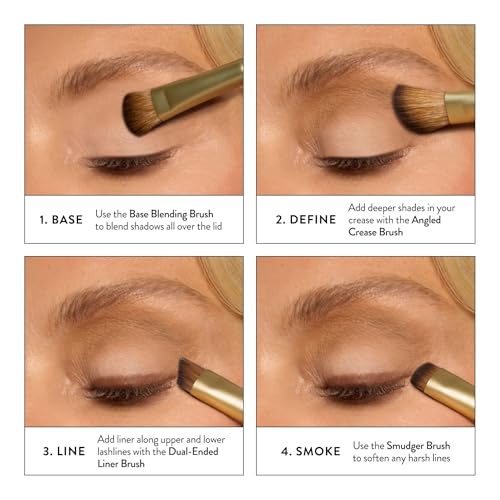 LAURA GELLER Makeup Brushes - Shadow Skills Eyeshadow Brushes 4 ct