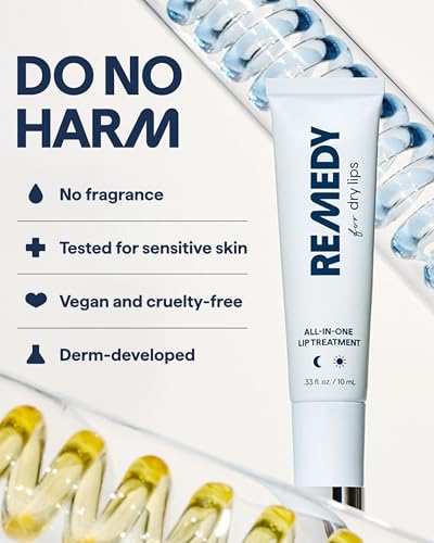 REMEDY for Dry Lips, All-In-One Hydrating Lip Treatment with Ceramides
