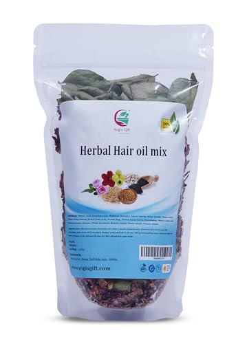 Yogi's Gift® Herbal Hair Oil Mix | 18 Ayurvedic Herbs for Oil Infusion