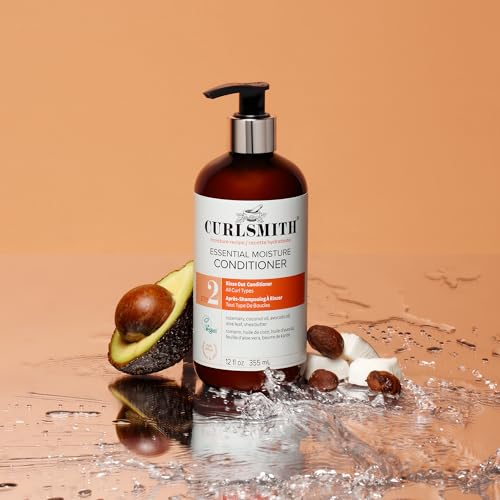 CURLSMITH Essential Moisture Hydrating Conditioner for Curly Hair (12 oz)