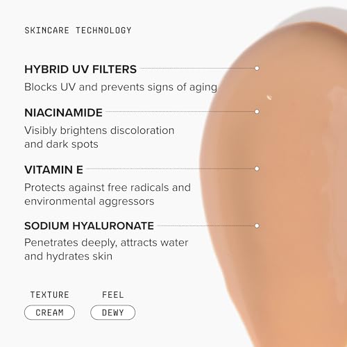 DRMTLGY Universal Tinted Moisturizer SPF 46, Dewy Tinted Sunscreen