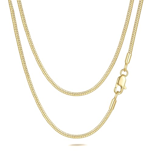 Luxcuty 14K Gold Necklaces for Women 14K Gold Chain for Women
