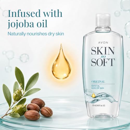 AVON Skin So Soft Original Bath Oil - 24.6 oz - Moisturizing Body Oil