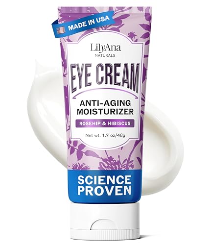 LilyAna Naturals Eye Cream for Dark Circles & Puffiness, 1.7 oz