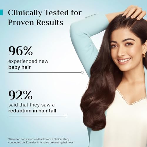 Pilgrim Advanced Hair Growth Serum with Redensyl 3%, Anagain 4% & Baicapil | Hair Fall Control & Regrowth | Korean Black Rice | For Men & Women, 1.01 Fl Oz (30ml)