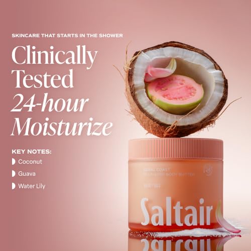 Saltair Multi-Lipid Body Butter | Coral Coast Ceramide Moisture | 10 oz