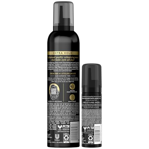 TRESemmé Extra Hold Shaping Mousse 2-Pack + Travel Size