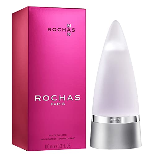 Rochas Man Eau de Toilette, Woody Gourmand, 3.3 fl. oz.