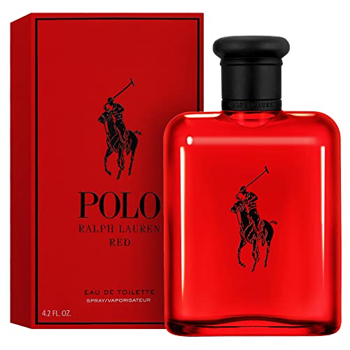 Ralph Lauren Polo Red Eau de Toilette Spicy Essence Cologne - 4.2 Fl Oz