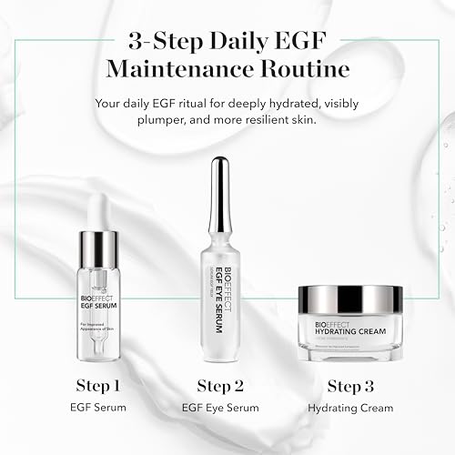 BIOEFFECT EGF Eye Serum with De-Puffer Rollerball | Age Defying, 0.20 Fl Oz