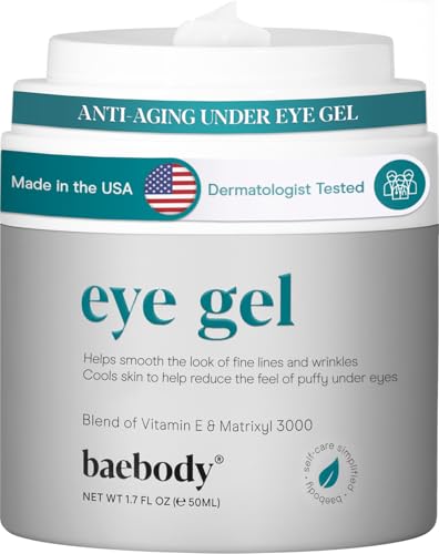 Baebody Cooling Under-Eye Gel for Dark Circles and Puffiness, 1.7 fl oz