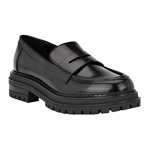 Calvin Klein Women's Grant Loafer, Black 001, 8.5
