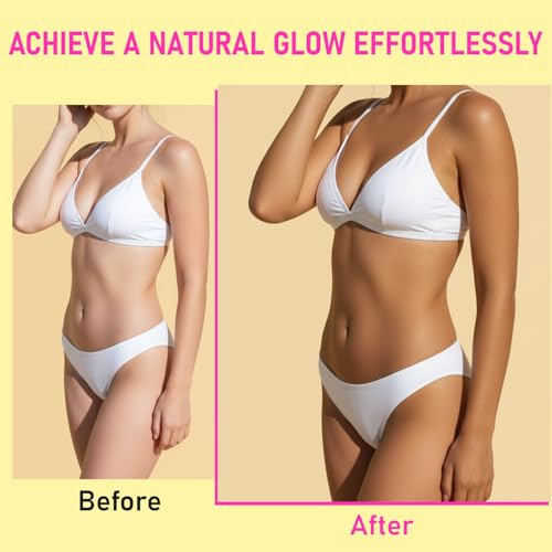 Self Tanner Mousse Mitt Kit – Medium Glow Watermelon Scent 6.76 fl. oz