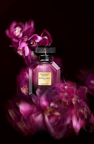 Victoria's Secret Bombshell Oud Eau de Parfum, Notes of Spice, Pink Saffron & Peony, Perfumes for Women (3.4 oz)