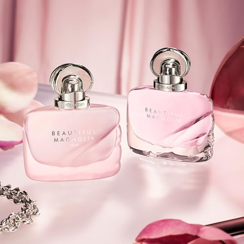 Estée Lauder Beautiful Magnolia L'Eau Eau de Toilette Spray with Notes of Lavender, Magnolia, Rose & Amber | Perfumes for Women, Travel Spray, 0.34 Fl Oz