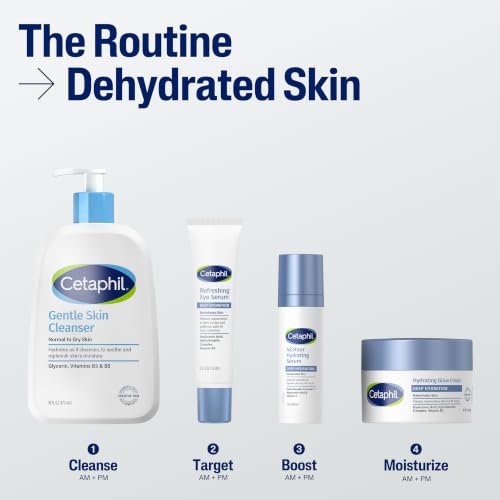 Cetaphil Deep Hydration Face Cream, Dry, Sensitive Skin Care, 1.7oz