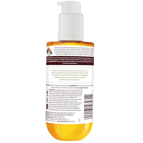 Palmer's Brazilian Cocoa Firming Body Oil, Coconut Oil Formula (6.5 Fl Oz)
