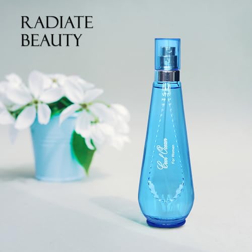 AFLUXE Cool Ocean Perfume for Women, Citrus Woody Eau de Toilette