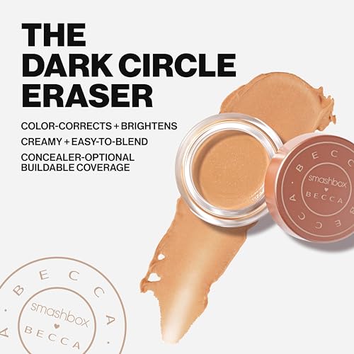 Smashbox X BECCA Under Eye Brightening Corrector | Brightens and Corrects Dark Circles | Vitamin E, 0.15 Ounce, Dark