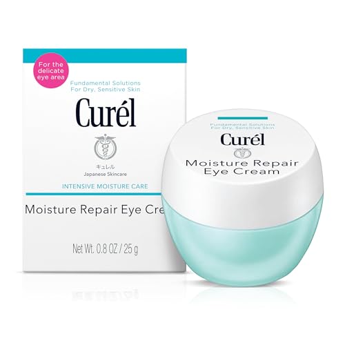 Curel Japanese Skin Care Moisture Repair Eye Cream, with Ceramides, 0.8 Oz