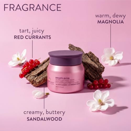 Pureology Smooth Gloss Treatment Mask – For Frizzy Hair, 8.5 fl oz